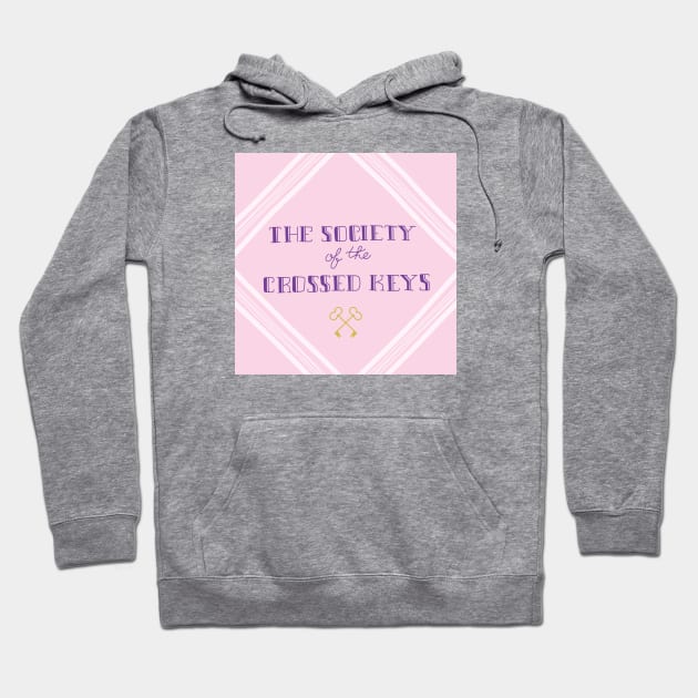 Grand Budapest Hotel-Society of the Crossed Keys hanky Hoodie by Gothenburg Print